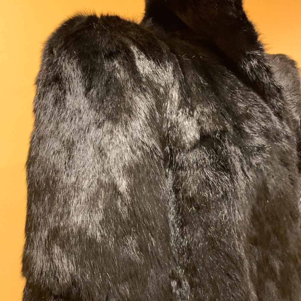 Genuine Rabbit Fur Coat - Picture 5 of 8